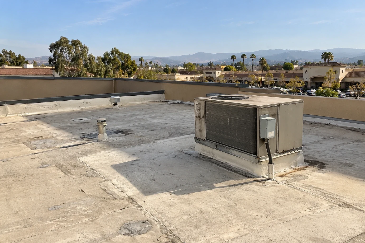 Shopping Centers roofing in Orange, CA