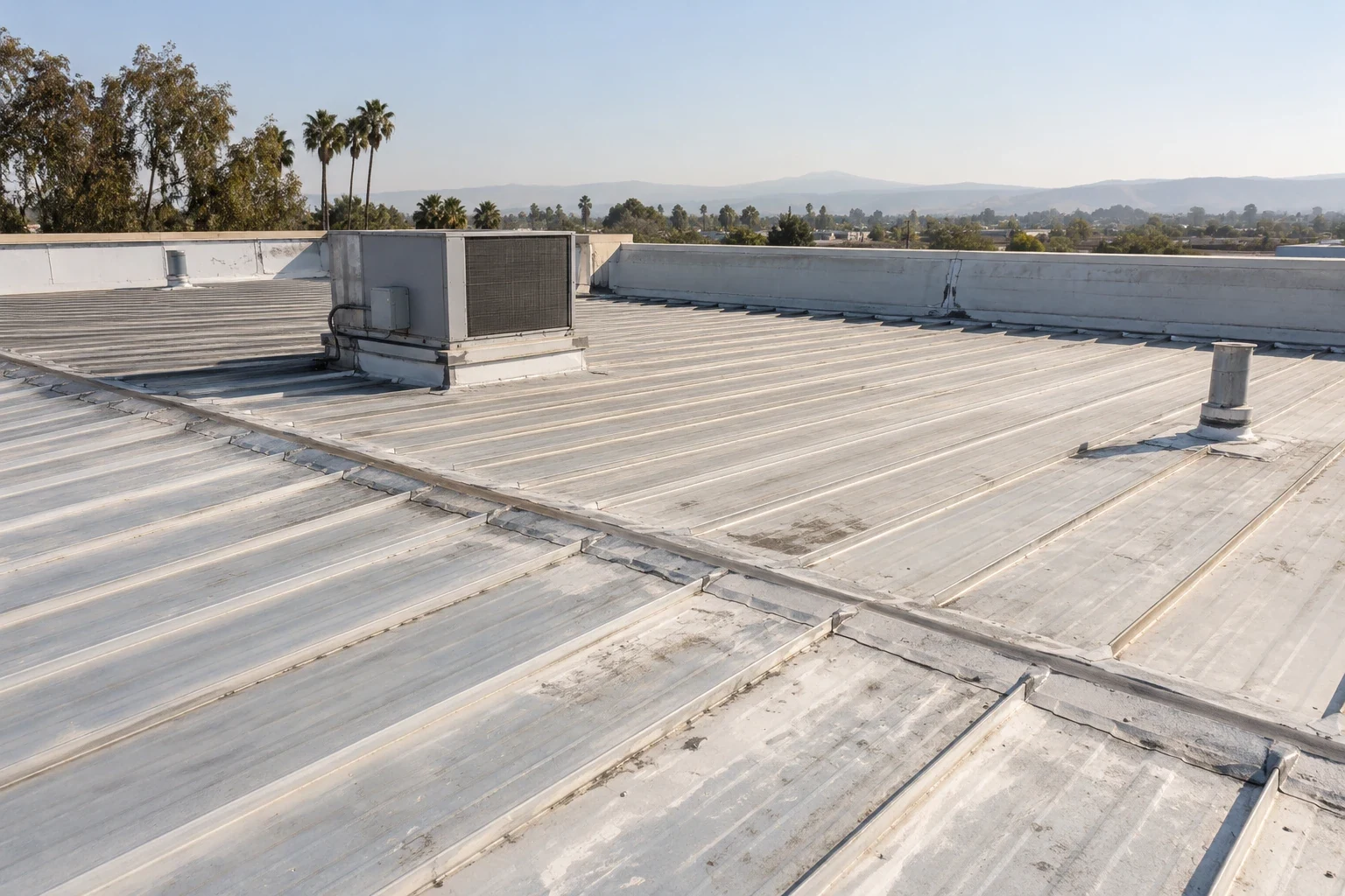 Commercial Metal Roof Retrofit in Orange, CA