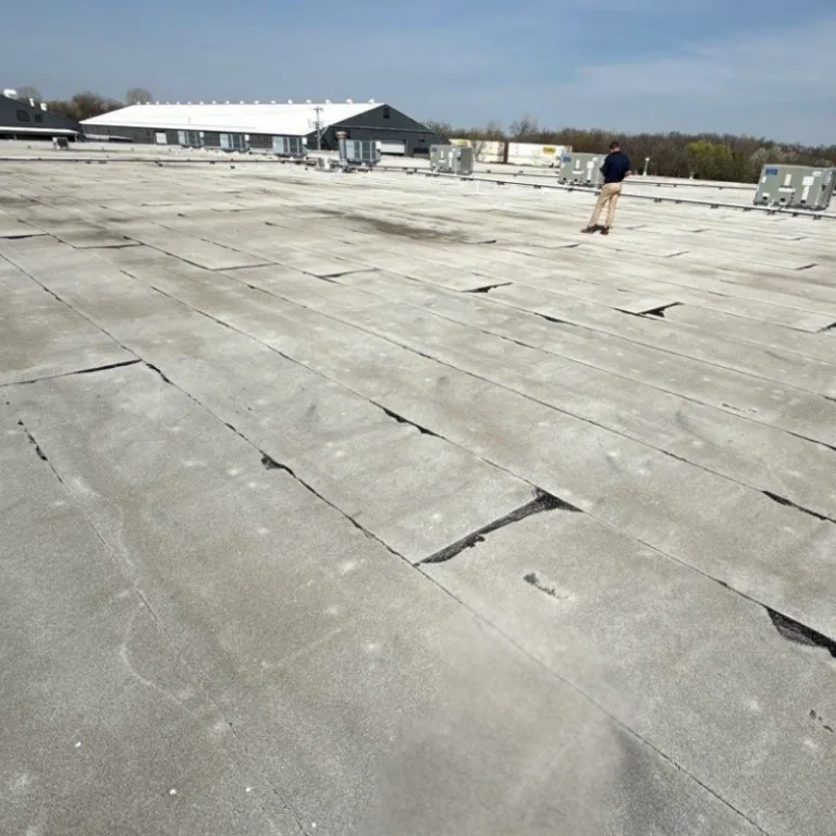modified bitumen roof construction