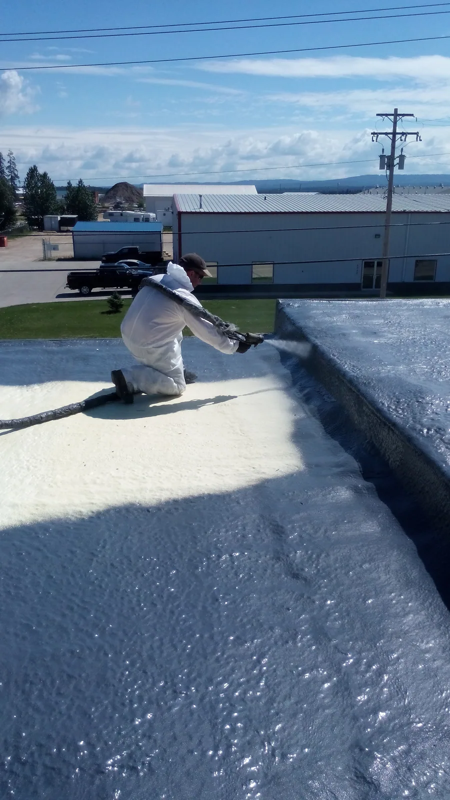 Spray Polyurethane Foam Commercial Roofing in Orange, CA