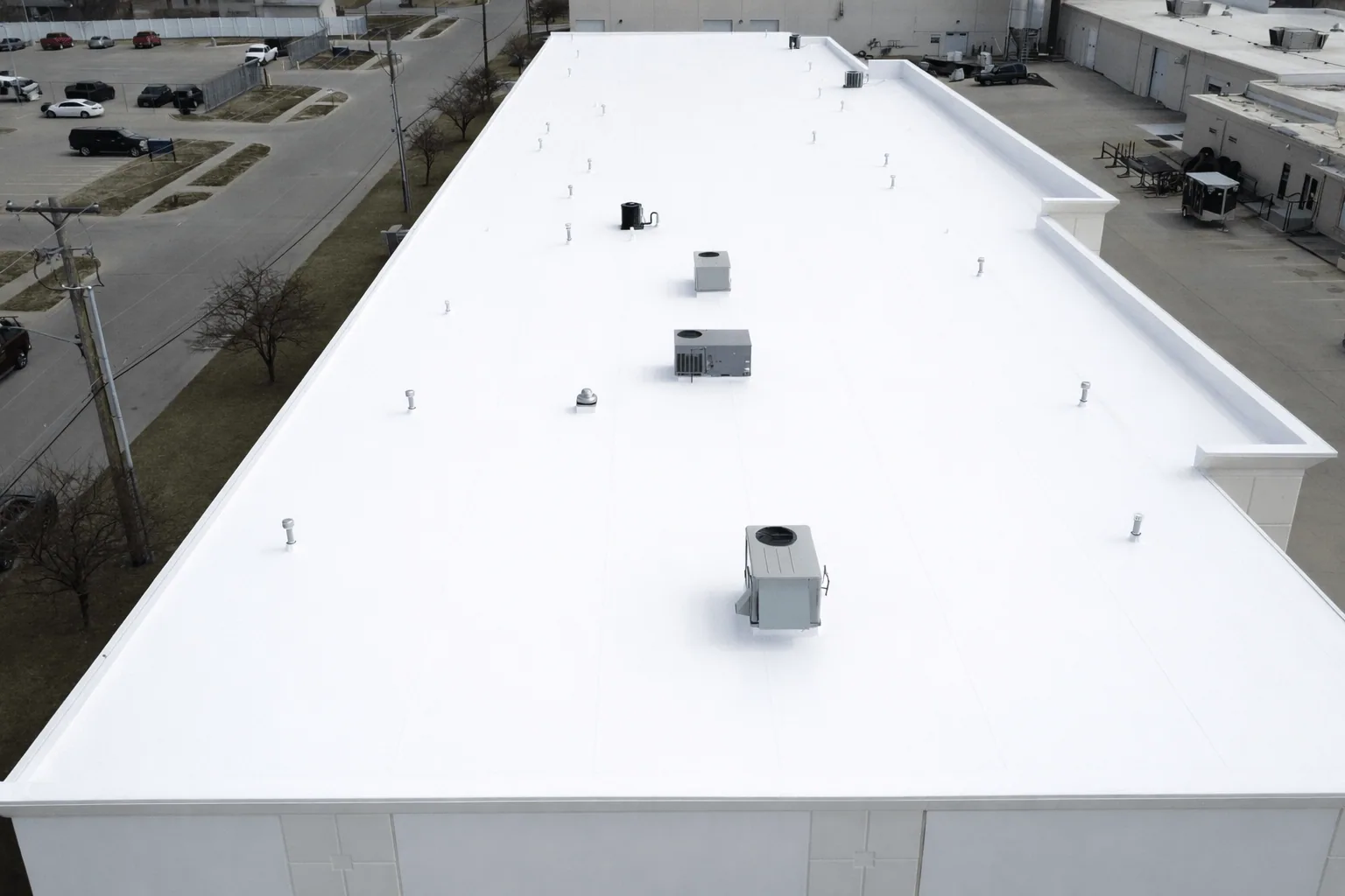 TPO roof system in Orange, CA
