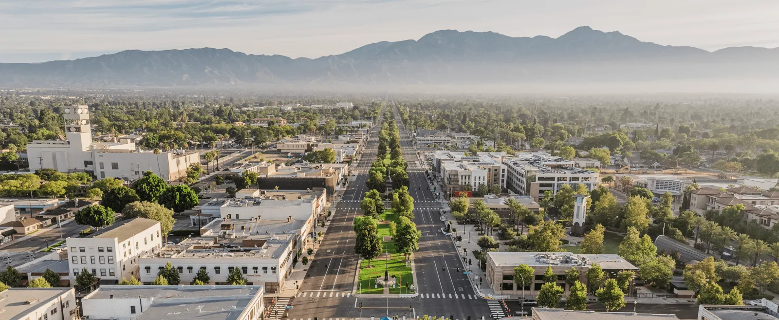 Katella Avenue and Main Street area
