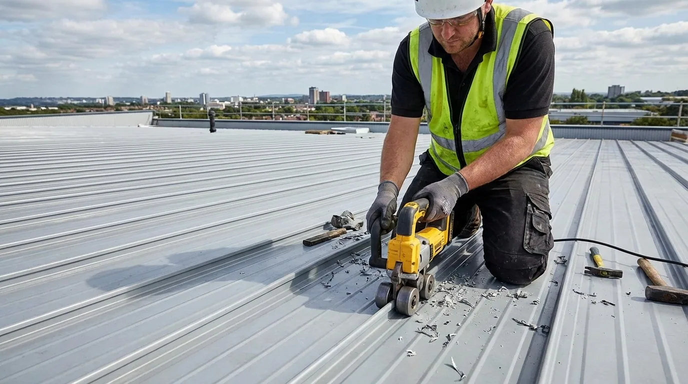 Commercial Roof Edge Metal, Coping and Gutters in Orange, CA